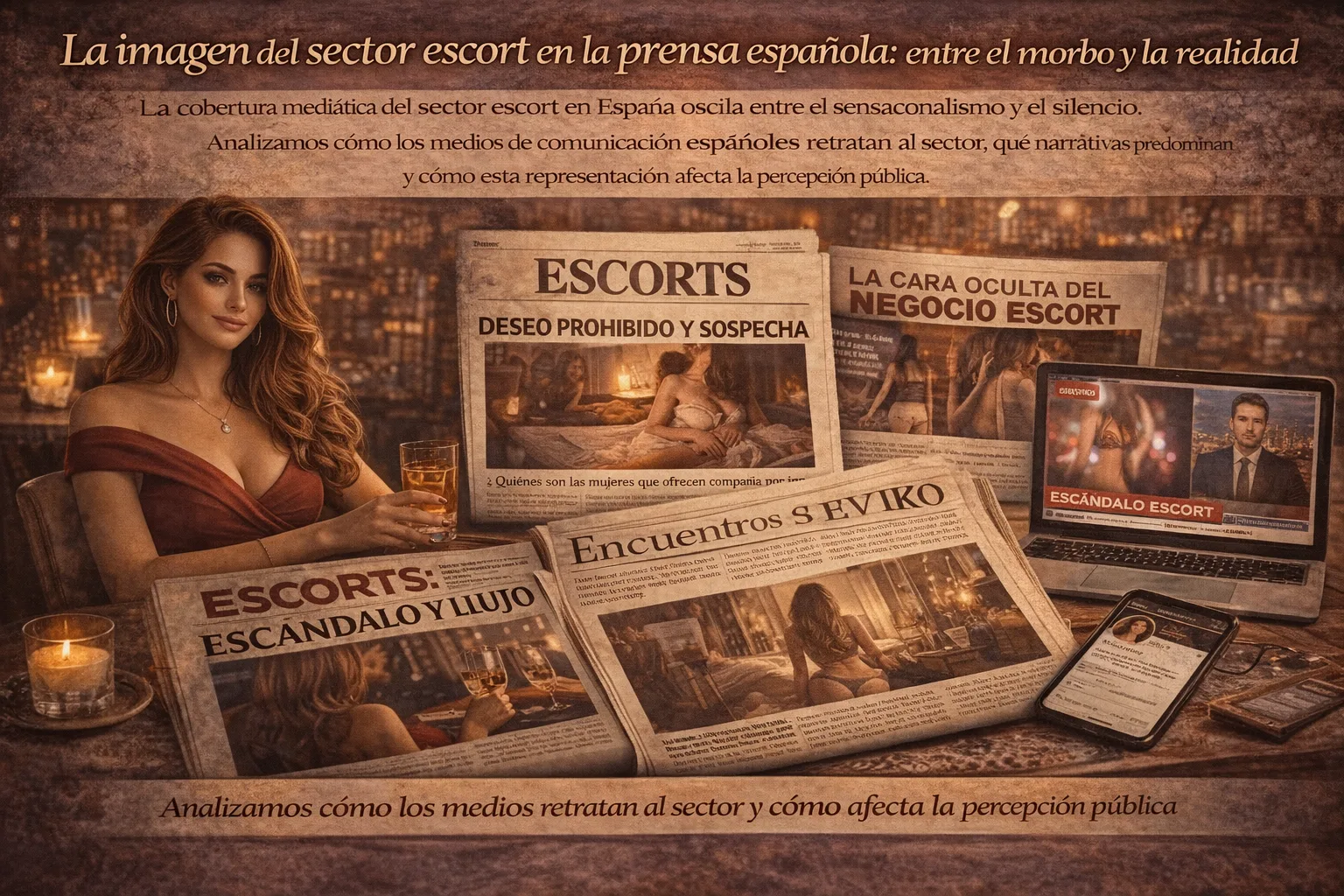 La imagen del sector escort en la prensa española: entre el morbo y la realidad