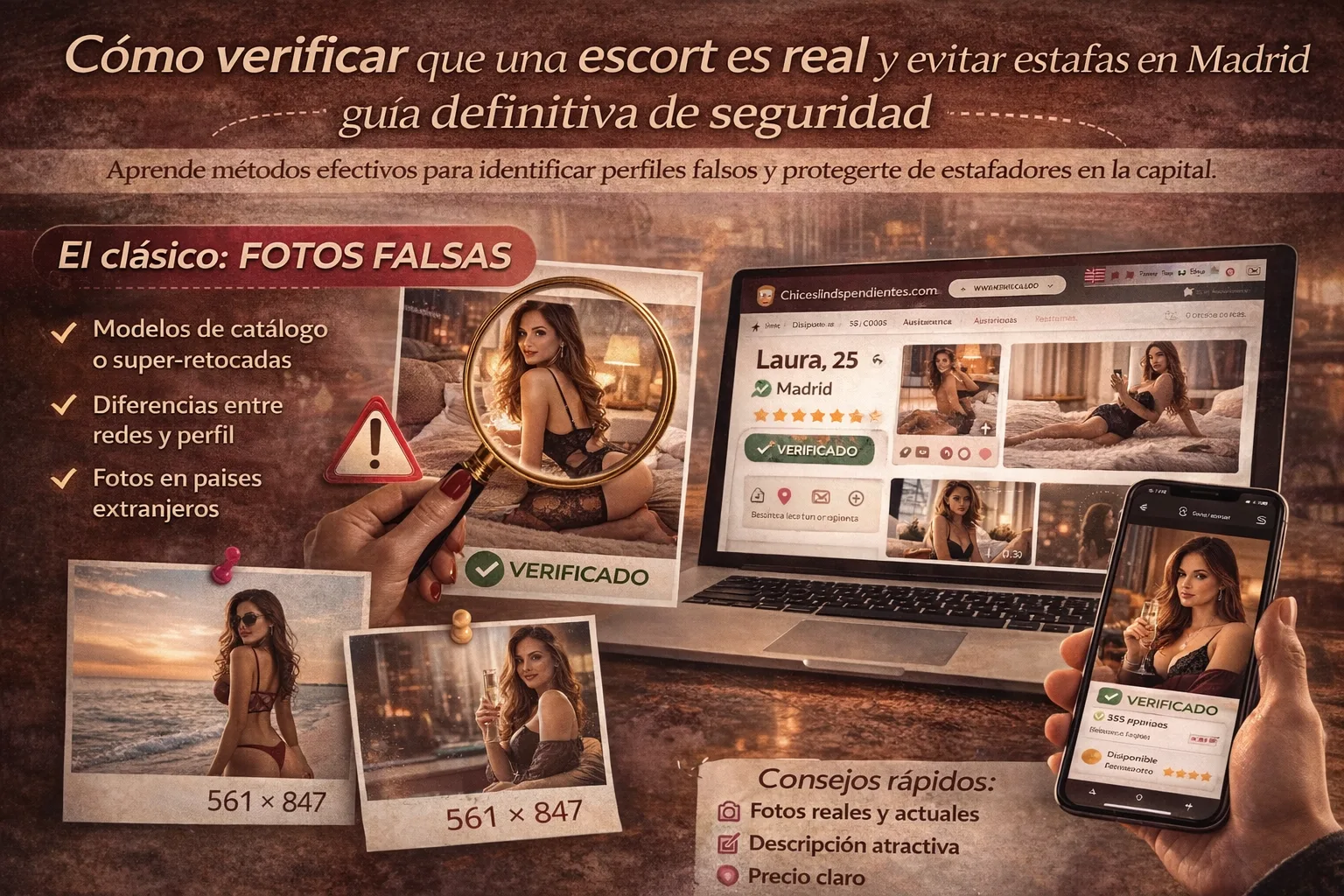 Cómo verificar que una escort es real y evitar estafas en Madrid: guía definitiva de seguridad