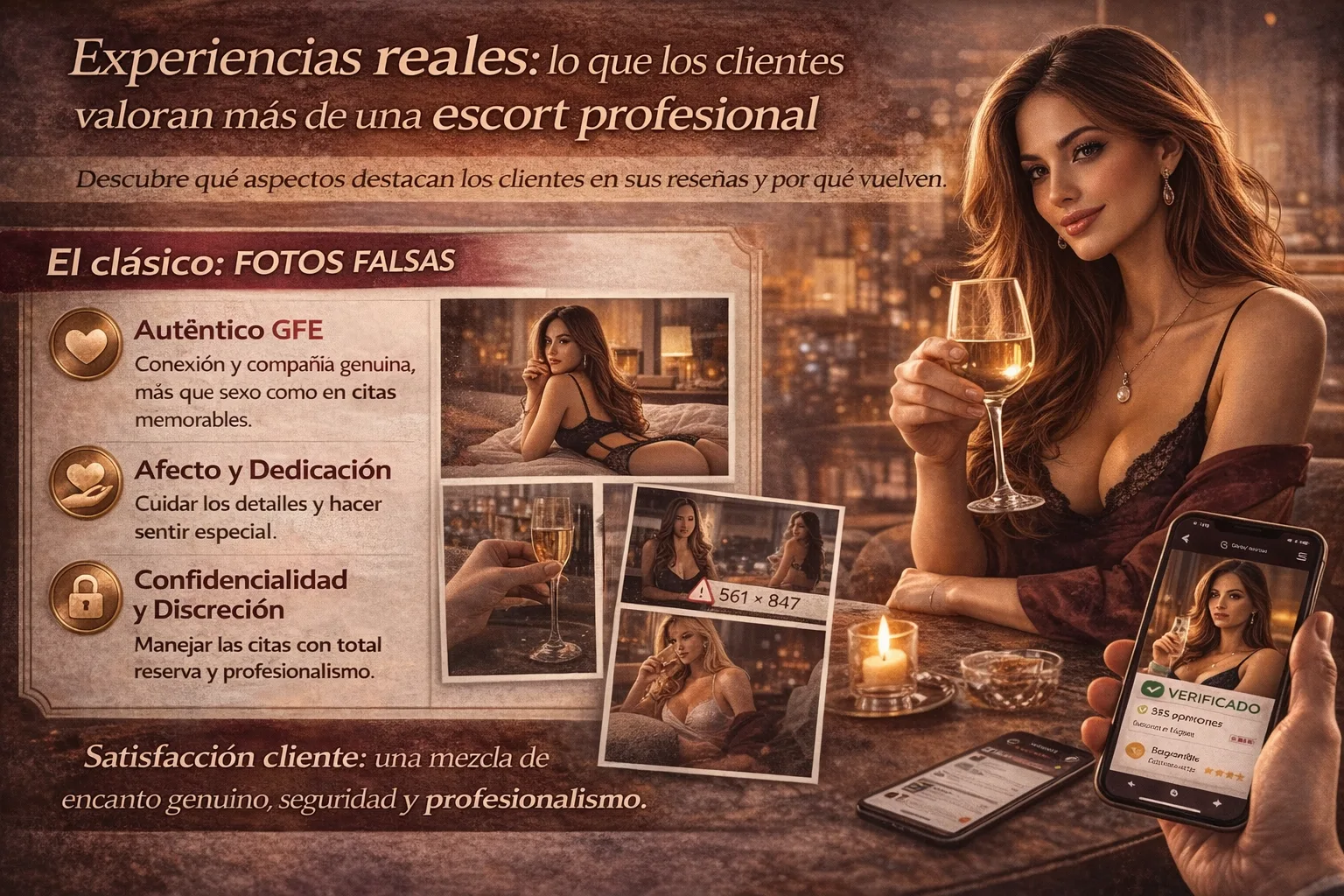 Experiencias reales: lo que los clientes valoran más de una escort profesional