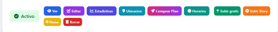 panel de edición